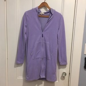 Bath/beach zip-up robe